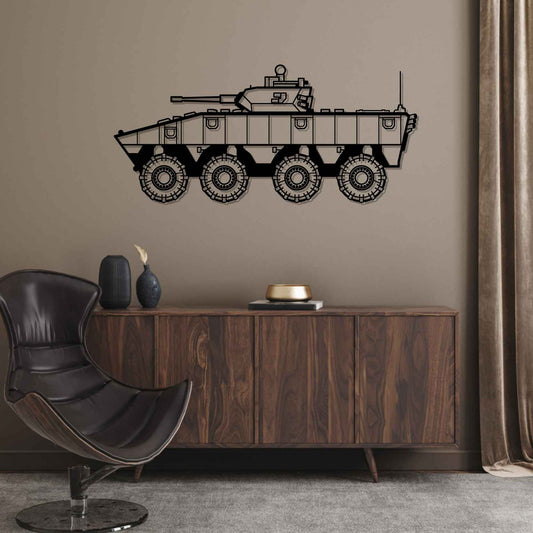 VBCI Silhouette Metal Wall Art