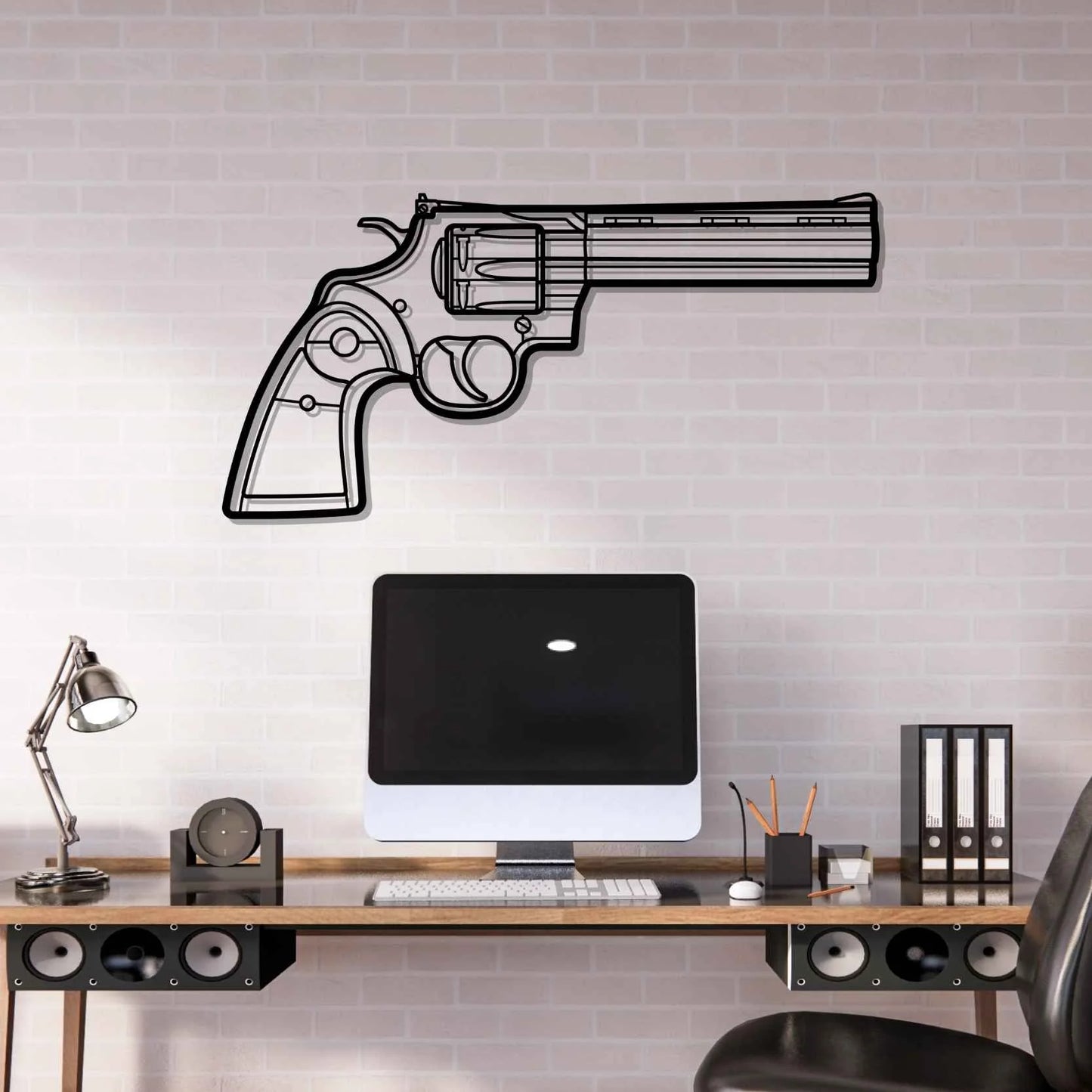 Python 6" Front Silhouette Metal Wall Art